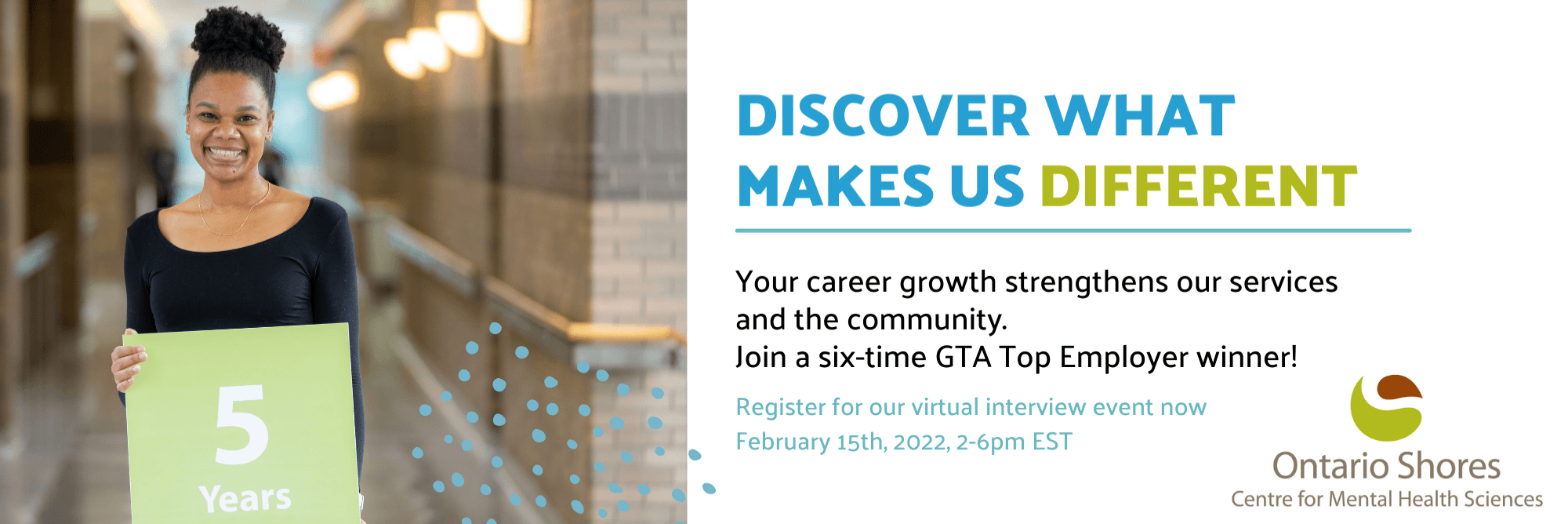 Ontario Shores - Where your career path and the mental health journey of the community meet.