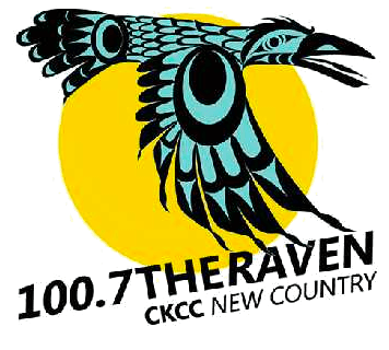 100.7 The Raven logo