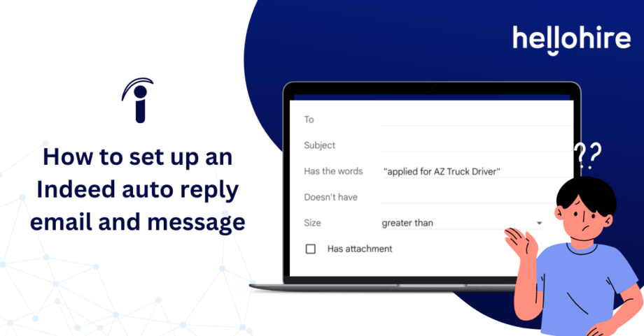 How to set up an Indeed auto reply email and message